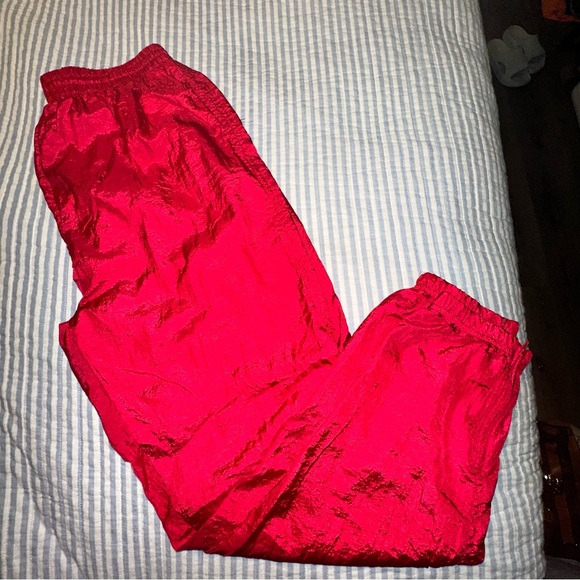 Vintage 90’s USA Olympics JC Penney Windbreaker Pants Ladies Red EUC Large - Picture 1 of 11